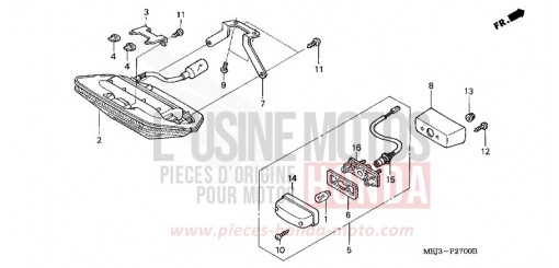FEU ARRIERE CB1300F13 de 2003